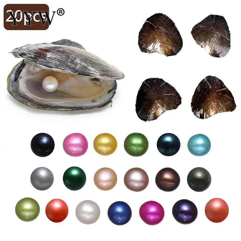 

20PCs/Lot Freshwater Cultured Love Wish Pearl Oyster Freshwater Pearl 7-8mm Freshwater Mussel Pearls Vacuum Pack Surprise Gift