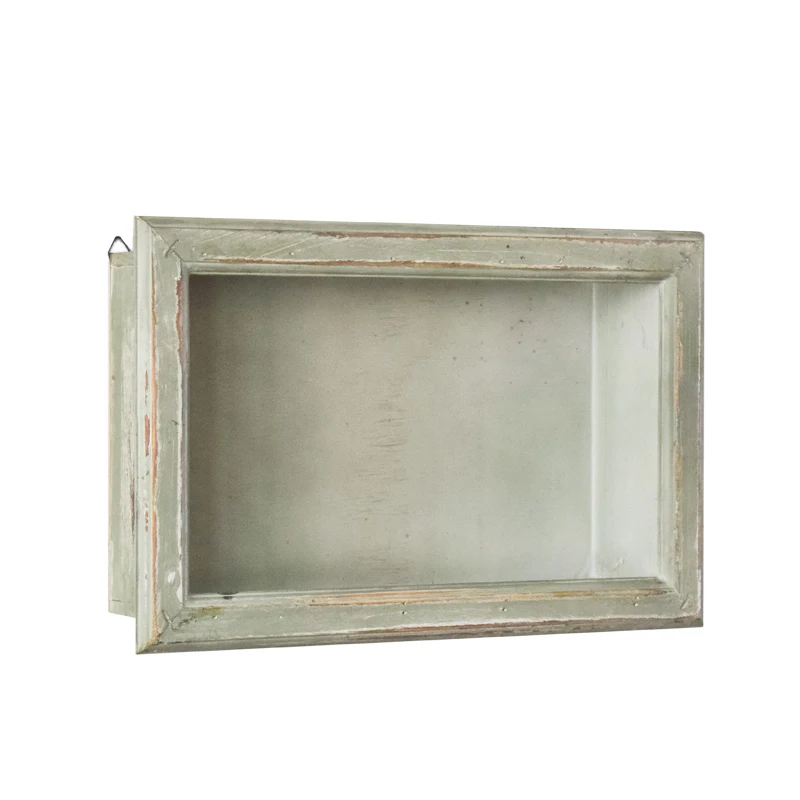 

handmade shabby chic wooden wall decor shadow box vintage
