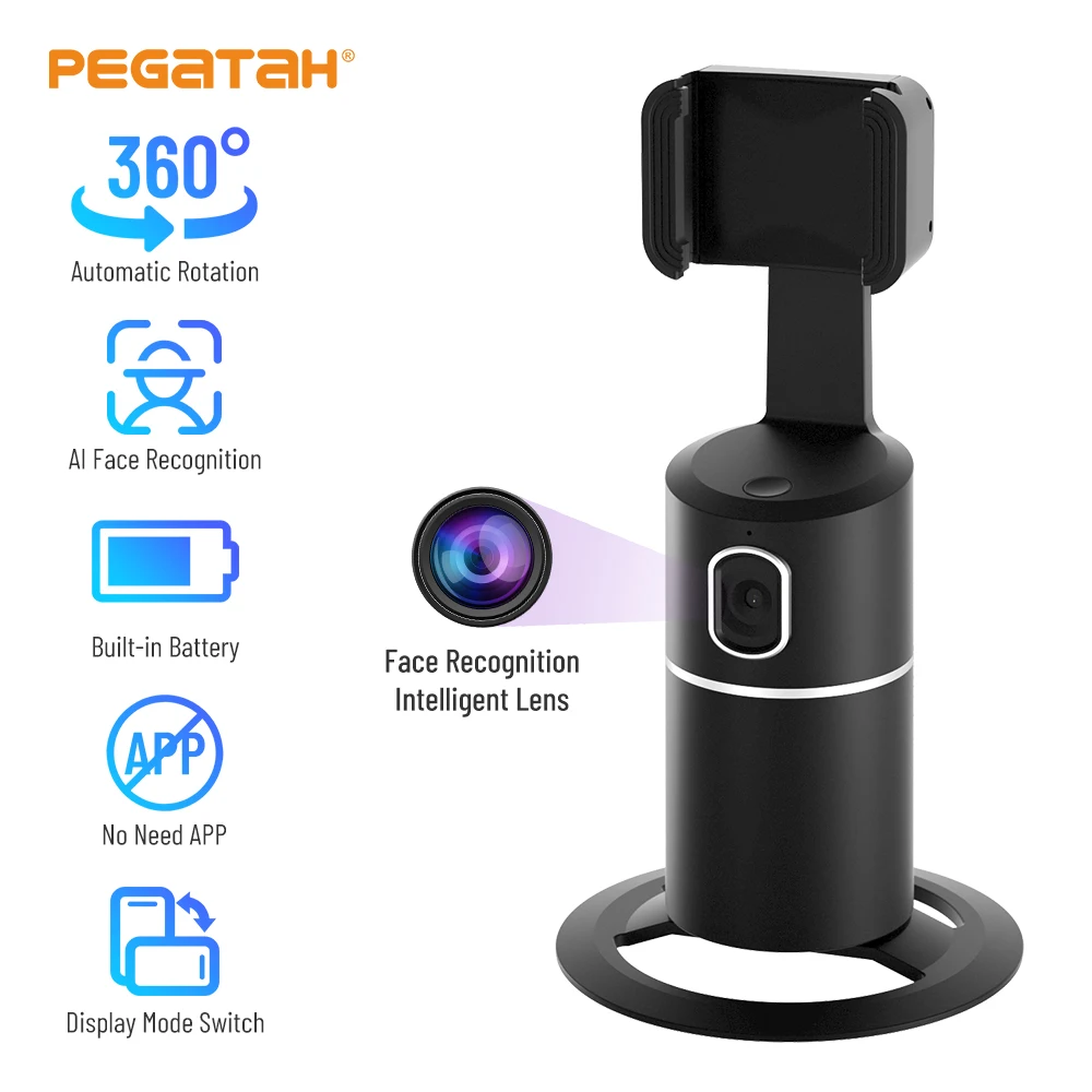 

AI Auto Face Tracking Smart Shooting 360 Gimbal Selfie stick stabilizer for phone video Live Vlog Tiktok shooting Phone Holder