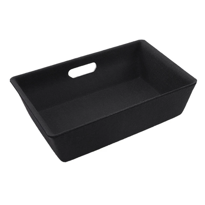 

2021 New Car Underseat Storage Organizer Case Black Storage Drawer Box Suitable for Model Y Auto Accessories
