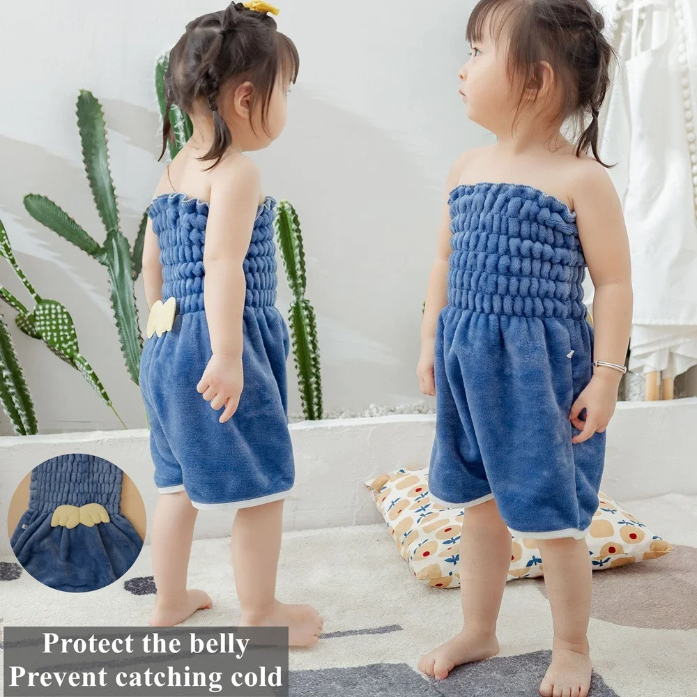 

Children's Flannel Belly Guard Nightdress Baby Keep Warm Belly Care Prevent Cold Sleeping Bag Comfortable And Kick-Proof Unisex