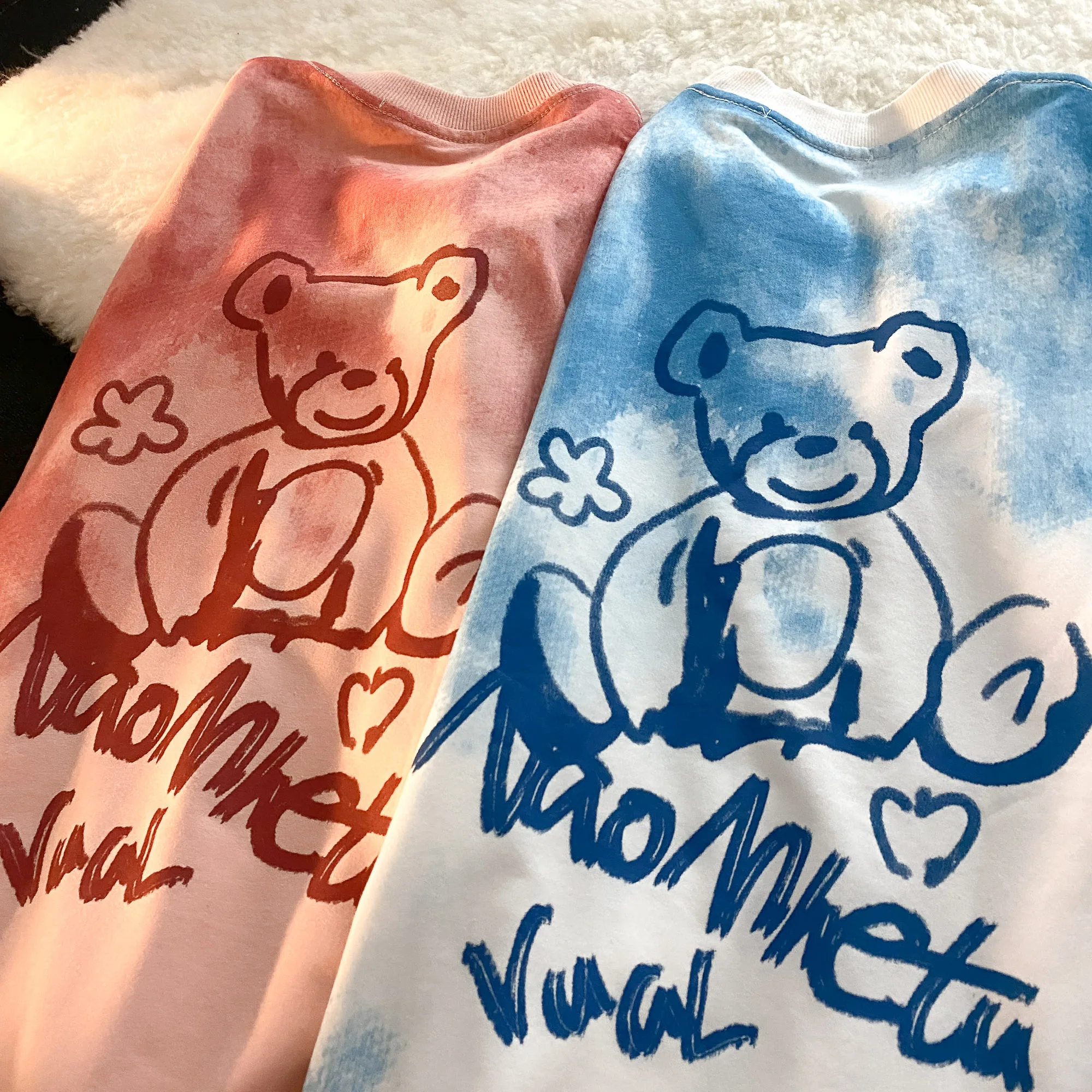 

Женские толстовки с принтом медведя, толстовки в стиле хип-хоп с длинным рукавом, базовые зимние топы, уличная одежда в Корейском стиле для п...