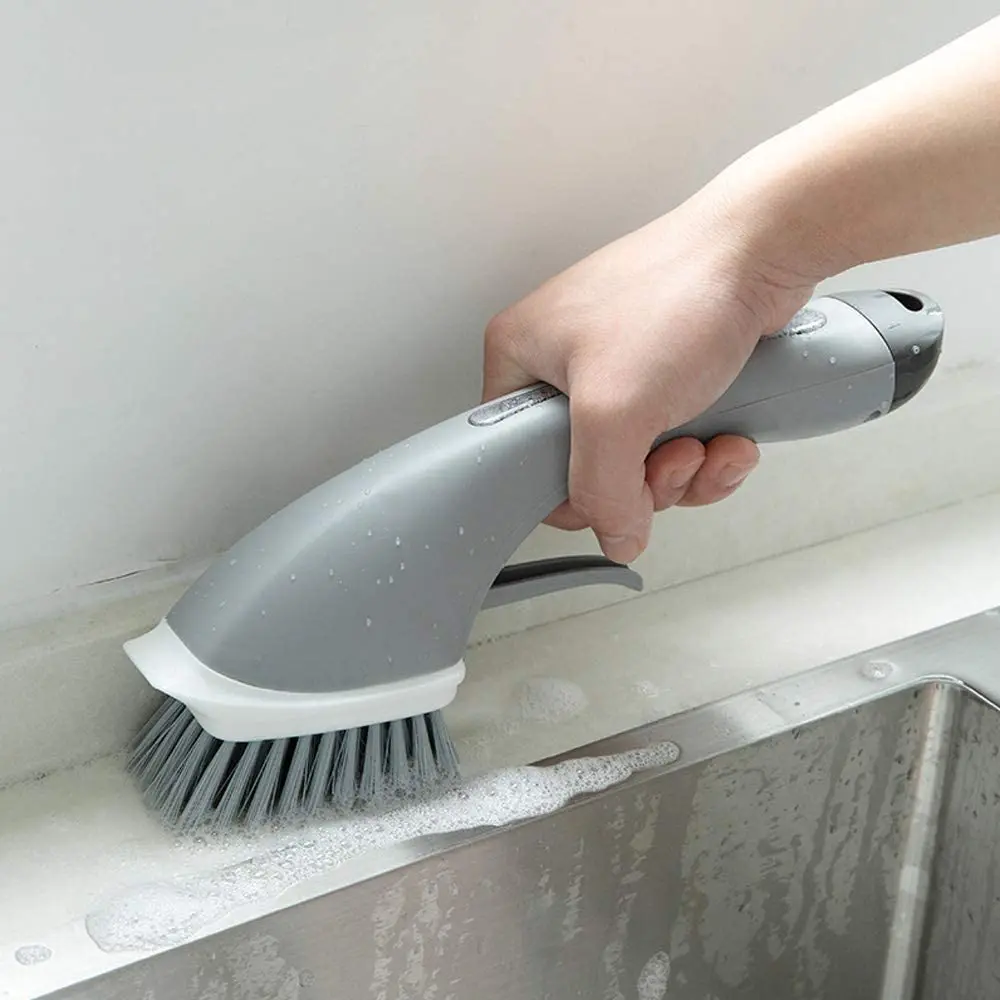 

Cleaning mini brush with holder 1 piece soap liquid brush kitchen brush for wash basin sink kitchen gadgets