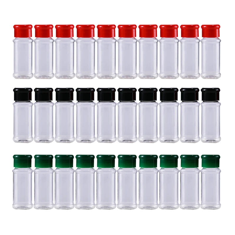 Банки для специй 20 шт./компл. 100 мл Солонка и перечница с дырочками сверху шт./набор