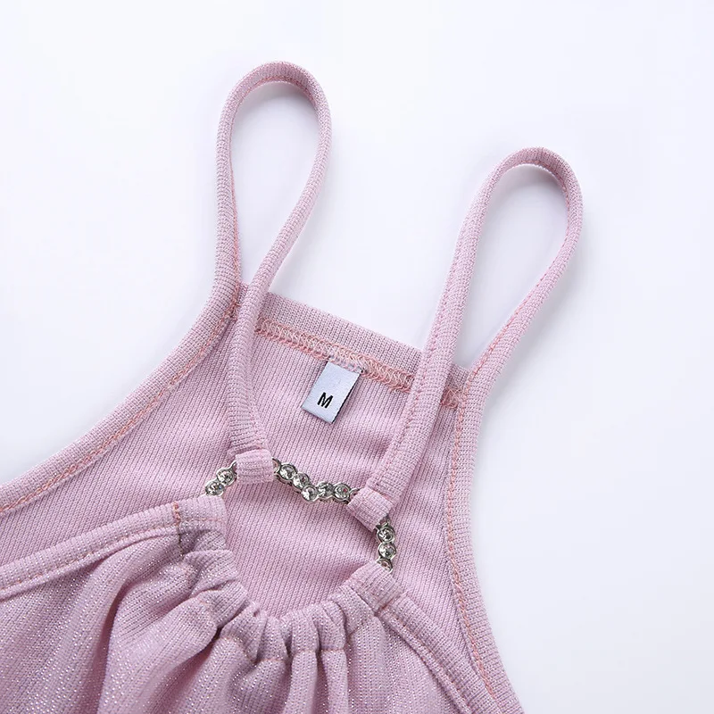 

WEPBEL Women Sexy Summer Vest Crop Top Ladies Elegant Sleeveless Halter Slim Fit Corset Shirt