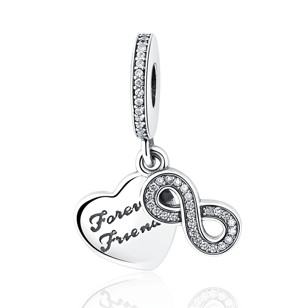 

100% Real 925 Sterling Silver The Charm of Love Fit Original 3mm Bracelet&Bangle For Women Birthday Fashion Jewelry Gift