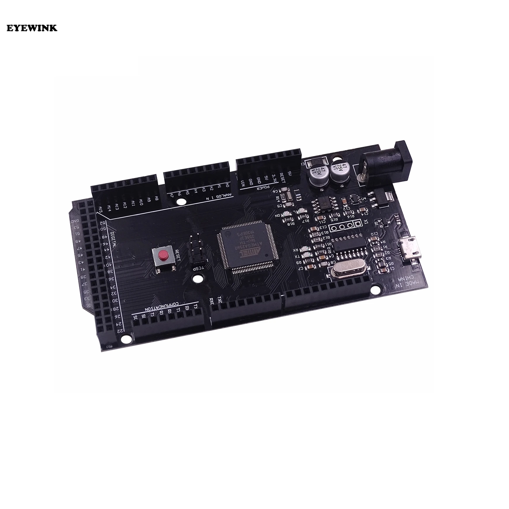 Адаптер MEGA2560 PRO Встроенный Micro USB CH340G ATMEGA2560-16AU для Arduino ATmega2560 расширительный модуль