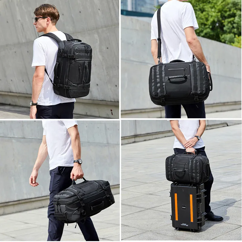 

OZUKO Multifunction Large Backpack Men 17 inch Laptop Men Backpacks Large Capacity Fashion Male Mochila Waterproof Travel Bag