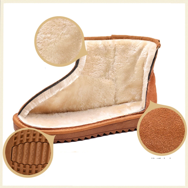 Мужские зимние ботинки для снежной погоды высокие унисекс|Зимние сапоги| |