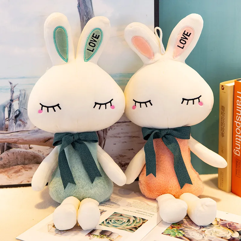 

LOVE Rabbit Plush Toy Large Stuffed Animals Dolls Children's Christmas Toys for Girls Child Soft Pillow Couple Confession Props