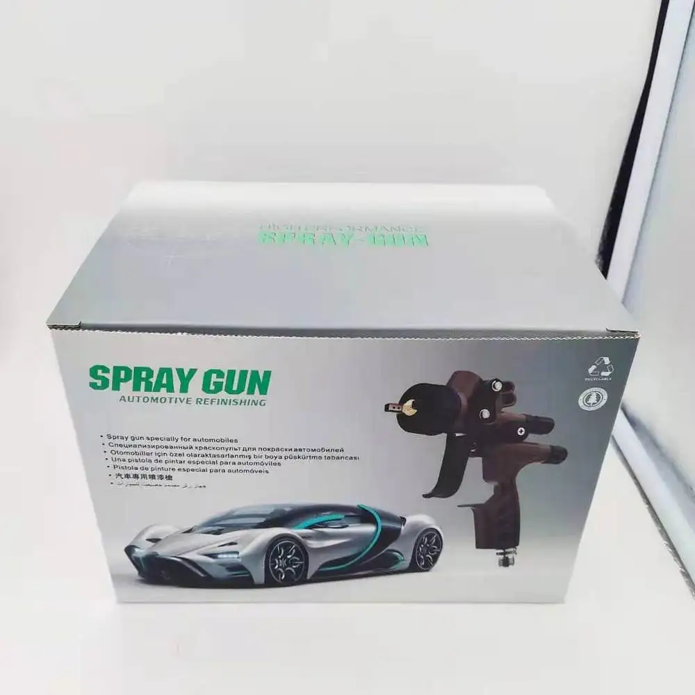

Spray Gun Car Water-based Paint Coatings Spray Gun With 1.3 Mm Liquid Nozzle 600ml Tank High-flow Air Pressure Regulator Tools