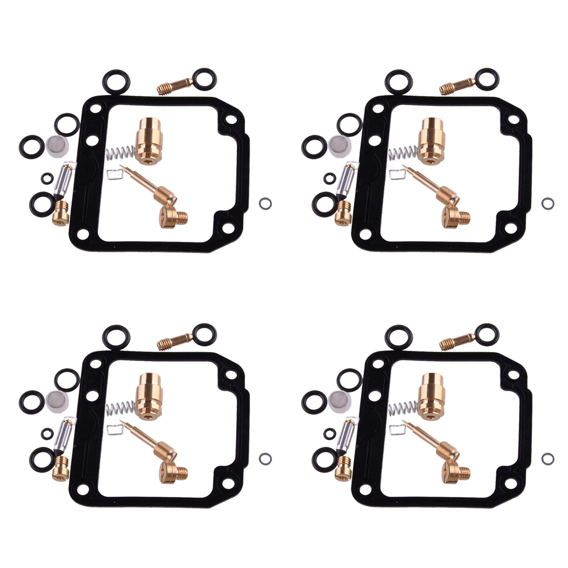 

4 Sets Motorcycle Carburetor Repair Rebuild Kit Fit For Yamaha FZ600 YX600 Radian