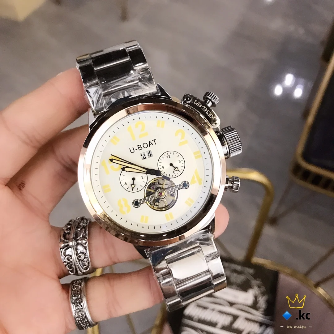 

New fashion classic men's high grade business watch waterproof watch wine barrel watch personality WATCH QUARTZ WATCH