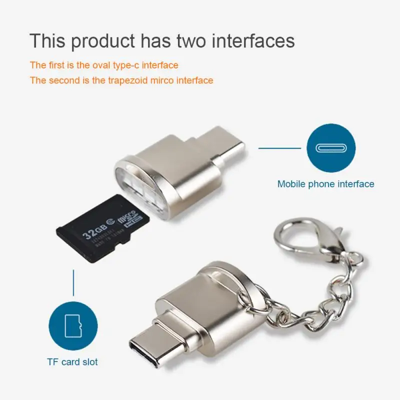 Кардридер для Micro SD/TF/Micro SD карт с USB-адаптером |