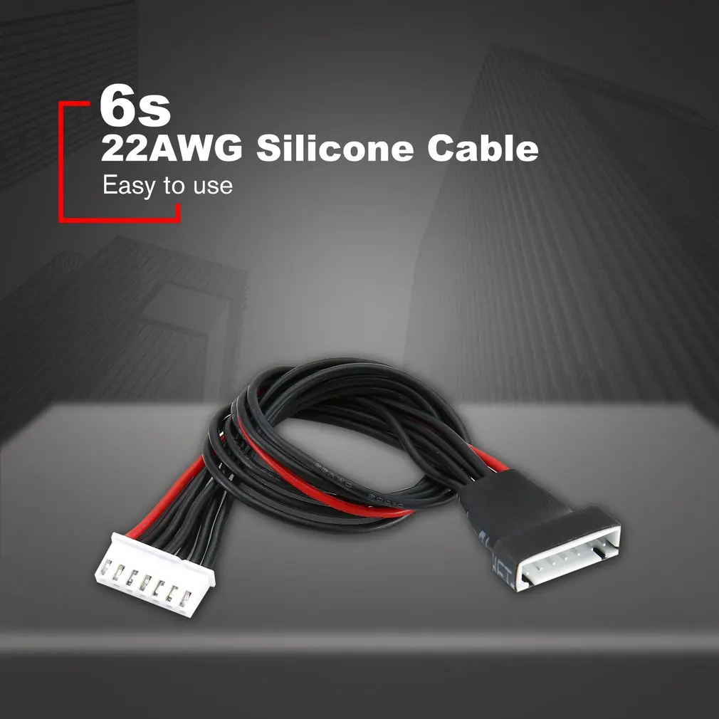 6S Extension Charging Cable 22AWG Silicone Lipo Balance Wire Line Male Female For RC Battery B6 Adapt | Игрушки и хобби