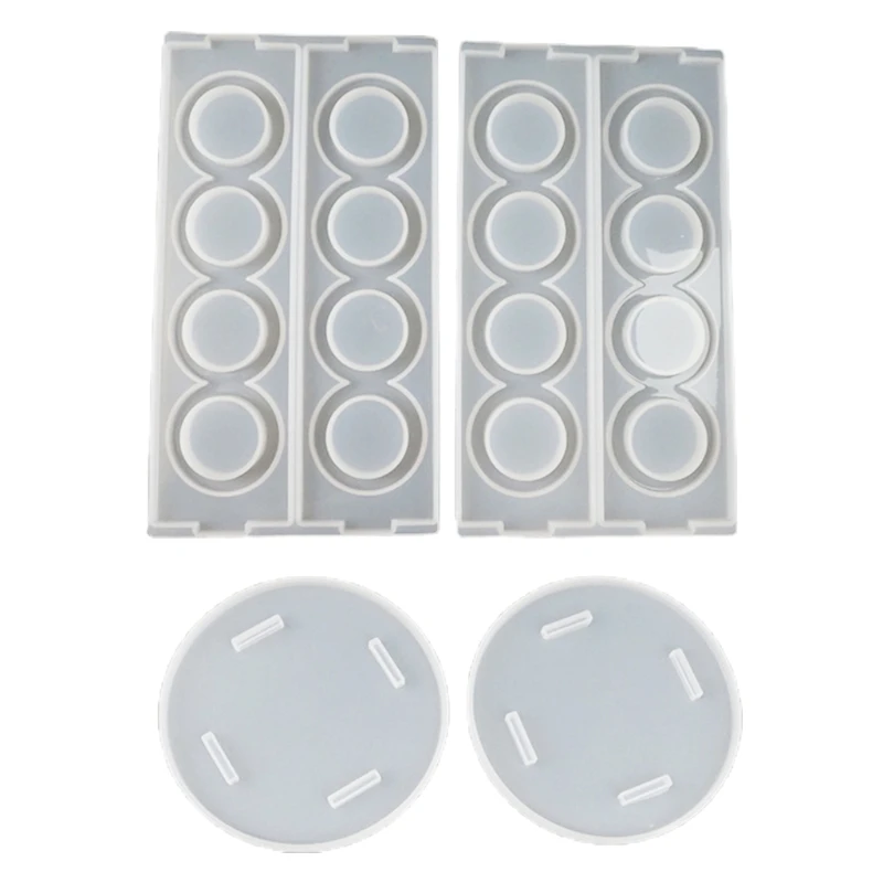 

Coffee Capsule Storage Rack Epoxy Resin Mold Box Shelf Silicone Mould DIY Crafts Casting Tools X4YA