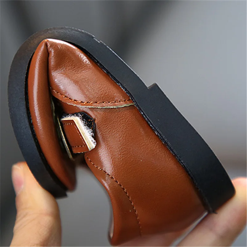 Новинка Весна 2020 мягкая кожаная обувь для девочек винтажная детская маленькая в