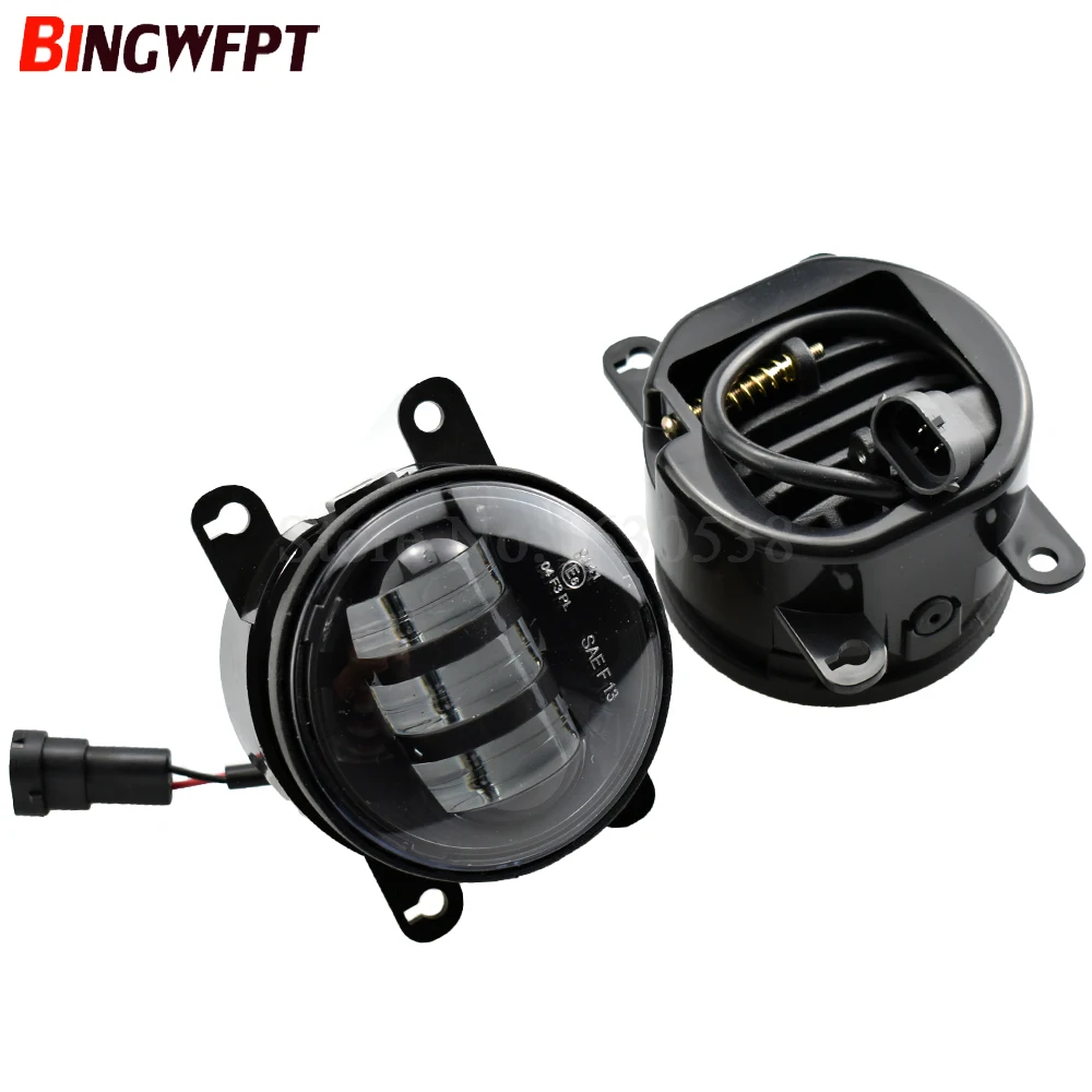 1 пара светодиодный туман светильник Лампа переднего бампера для Jeep Cherokee KL 2014 2015