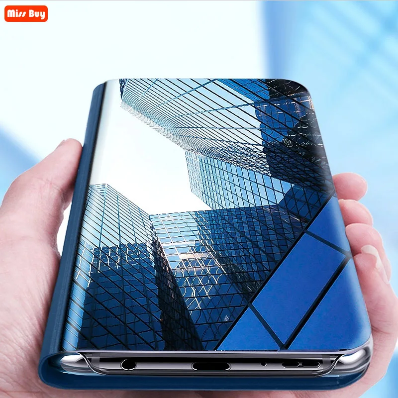 Роскошный зеркальный флип-чехол для OPPO A5S AX5 Realme 8 Pro C21 C20A A54 5G A74 A94 4G Find X3 A12 A7 Fundas |