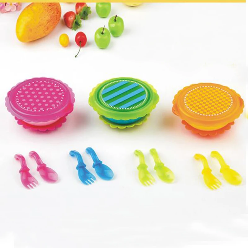 4 пар/компл. высокое качество PP детская ложка посуда Детские Обучающие ложки