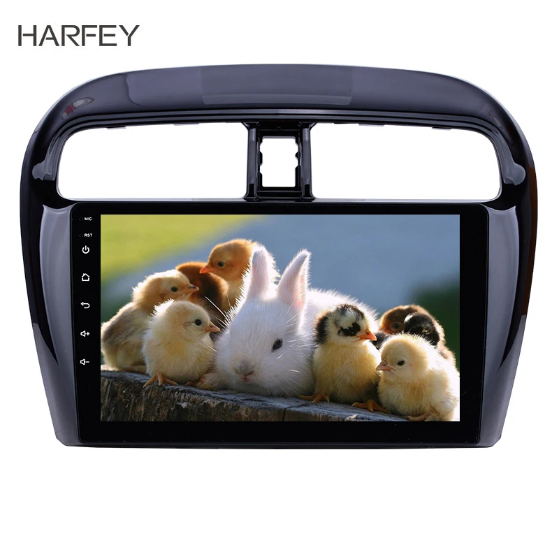 Автомагнитола Harfey 9 &quotHD стерео Android 8 1 для Mitsubishi Mirage 2012 2013 2016 gps Navi с 1024*600 wifi