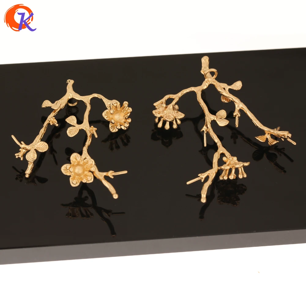 

Cordial Design 40Pcs 42*60MM Jewelry Accessories/Copper Material/Hand Made/Flower Shape/Earring Findings/Connectors/DIY Making