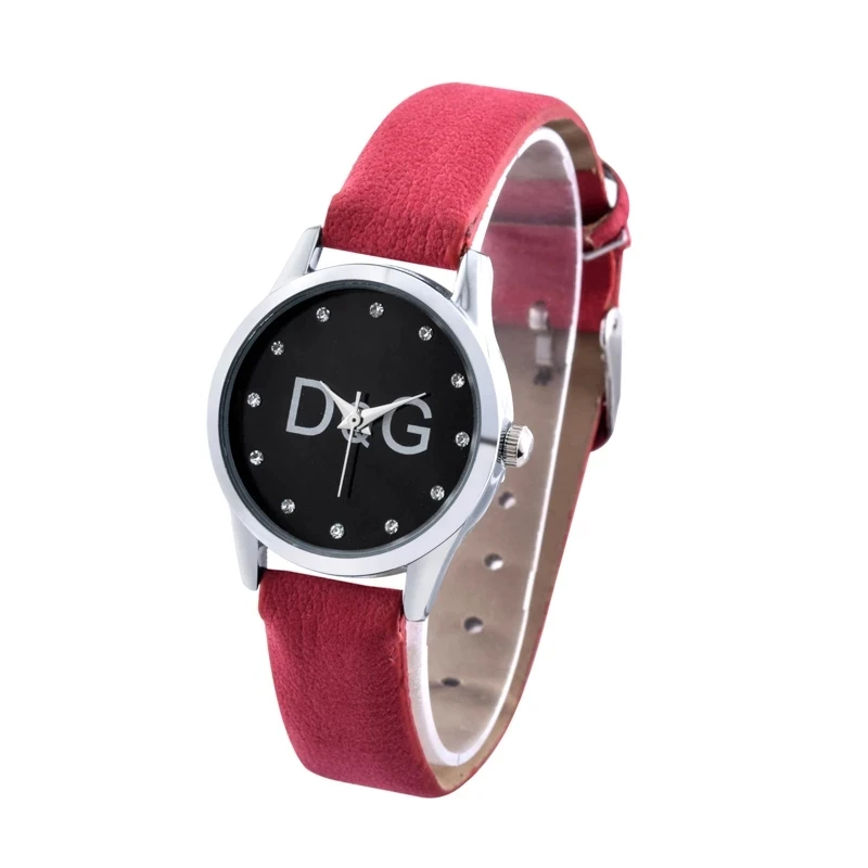 Reloj Mujer Women's Watches Fashion Women Leather Band Quartz Watch Luxury Brand DQG Casual Ladies Small Dial Wristwatch Relogio vintage water drop pendant bracelet dial women s luxury leather band analog quartz wristwatch ladies watch women dress reloj