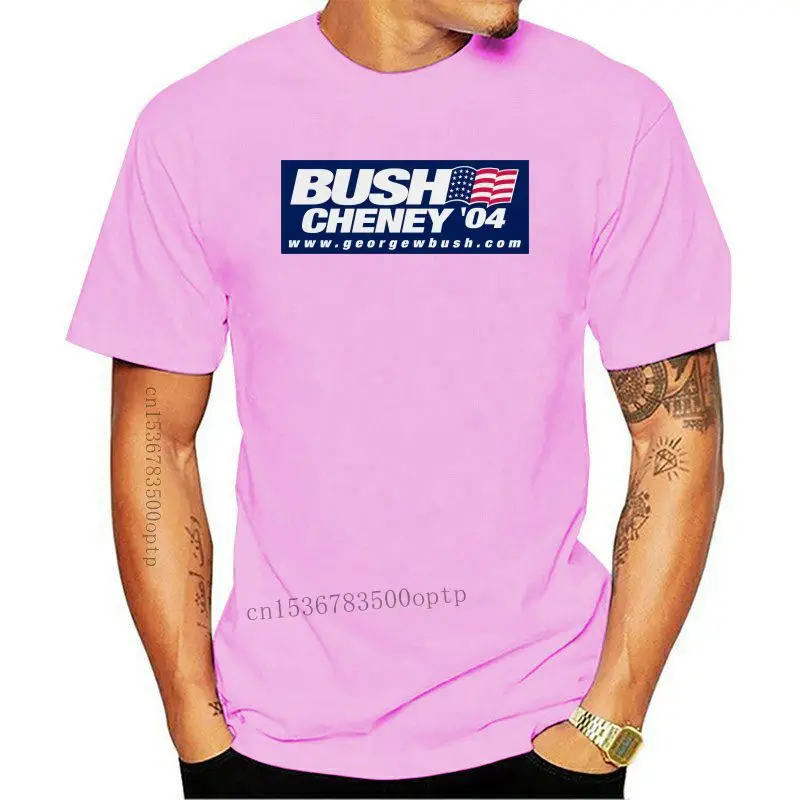 

New Bush Cheney 04 Republican T Shirt George W 2004 Tee 2021 WITH TAGS