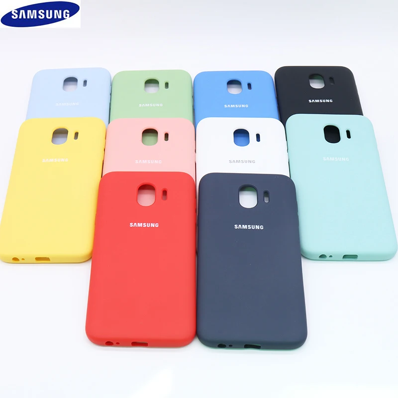 

J6 Plus Case Original Sam sung Galaxy J6 2018 J4 Plus Silky Silicone Cover Soft-Touch Back Protective Shell J6 + S20 Ultra