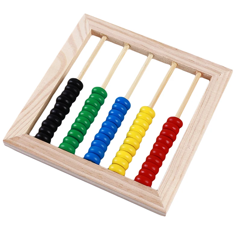Многофункциональная деревянная обучающая подставка Abacus игрушки Монтессори