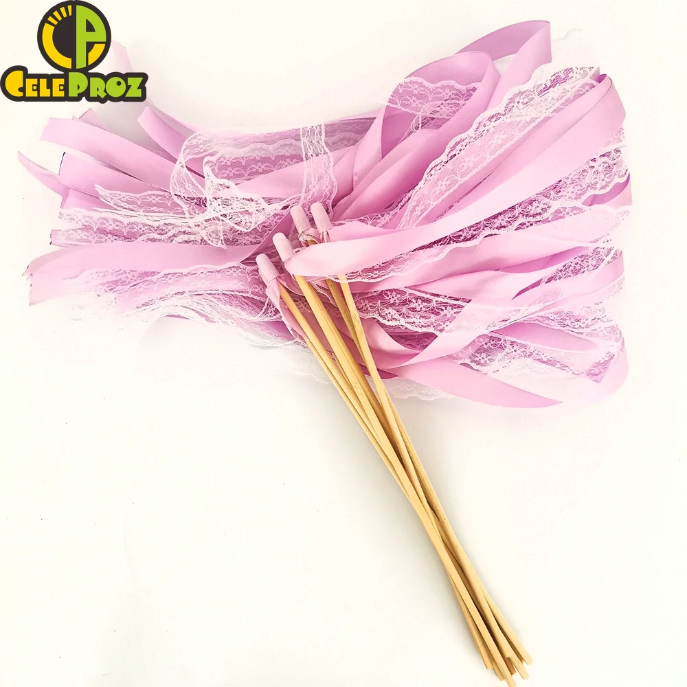 50 шт. свадебные ленты палочки скручивание стример танцевальный реквизит лента на