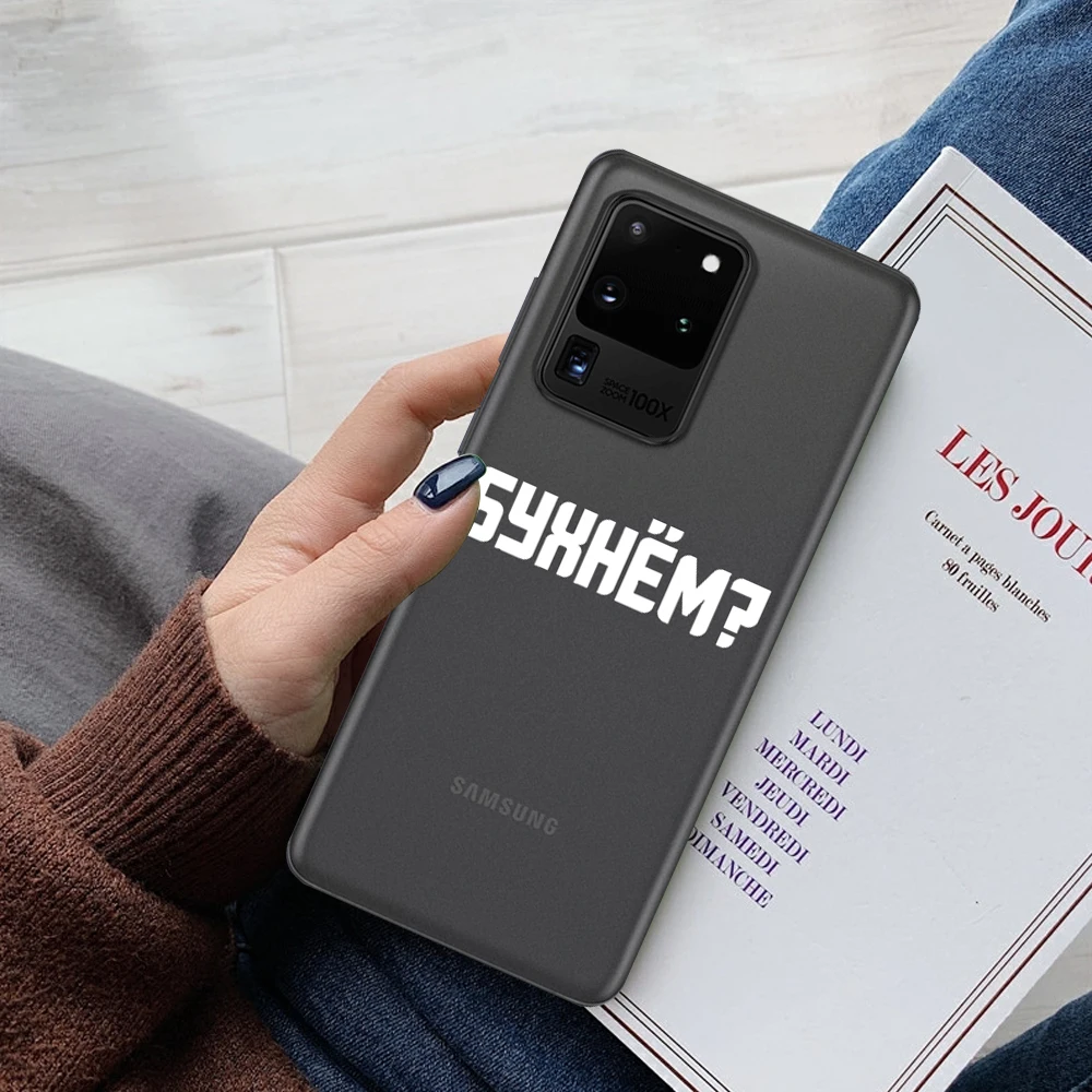 

Russian proverb letters Quotes cover For Samsung Galaxy Note 9 Case A7 2018 A6 A5 A9 S6 Note 8 10 A8 Plus silicone funda Etui