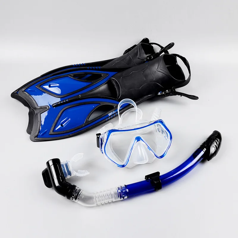 

Snorkeling Equipment Diving Sanbao Fully Dry Breathing Tube Silicone Myopia Diving Mask Shallow Flippers Waterproof Suit