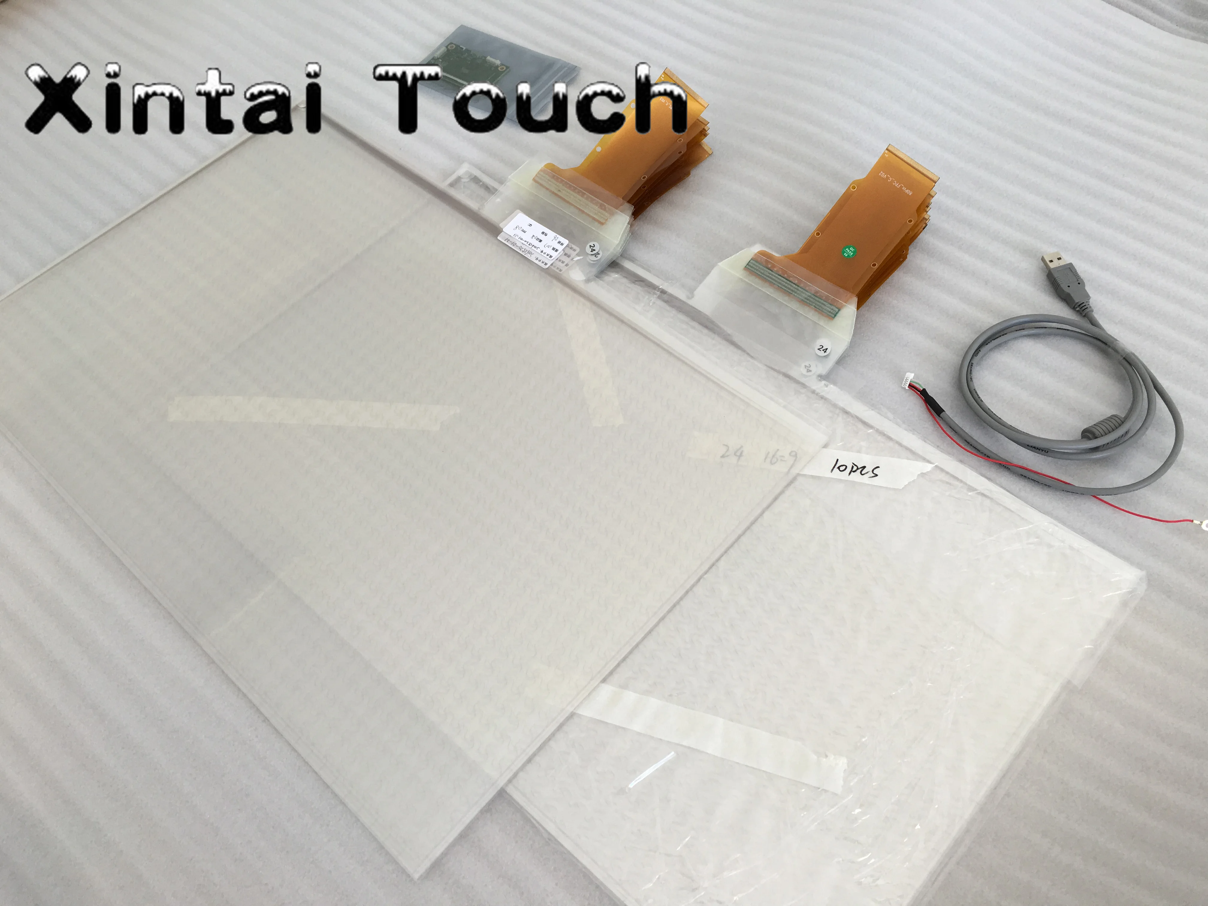 

Free Shipping! 21.5 inch dual 10 points projected capacitive touch screen foil