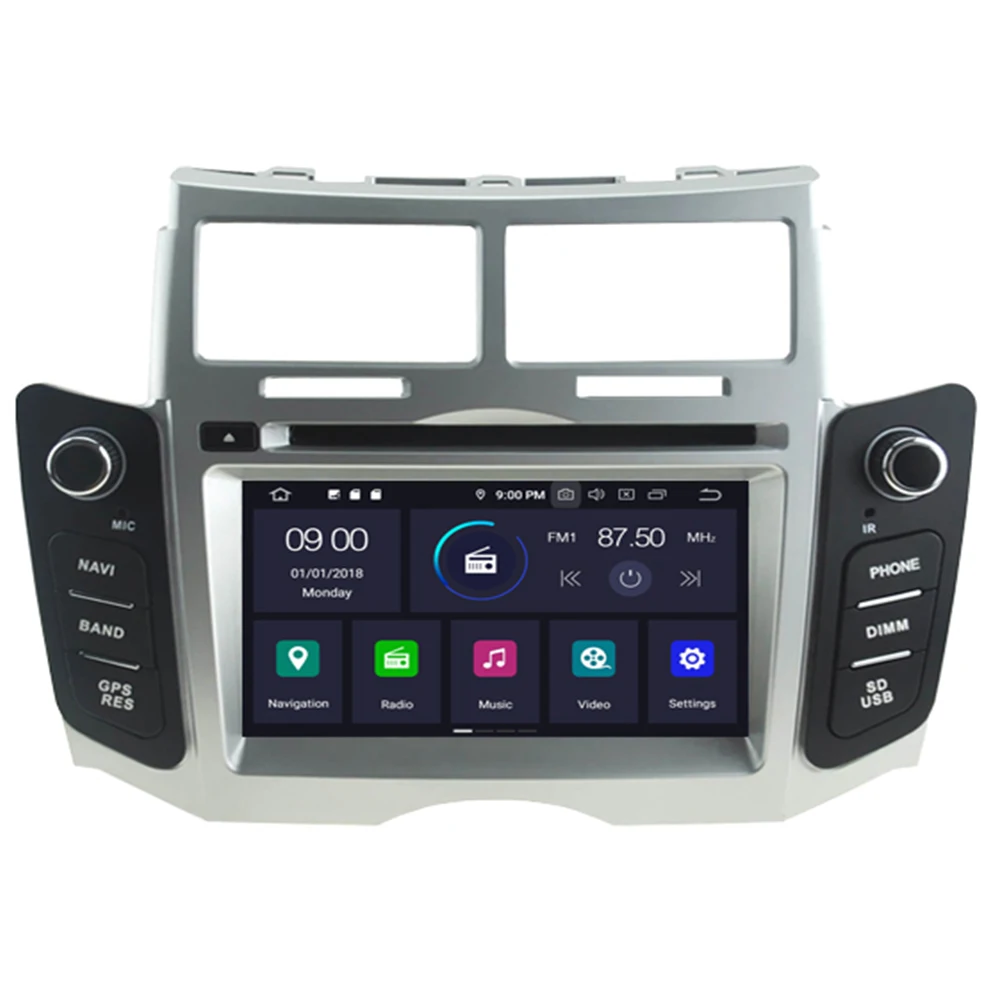 Android 7 &quotавтомобильный DVD плеер с GPS аудио Радио стерео автомобильный