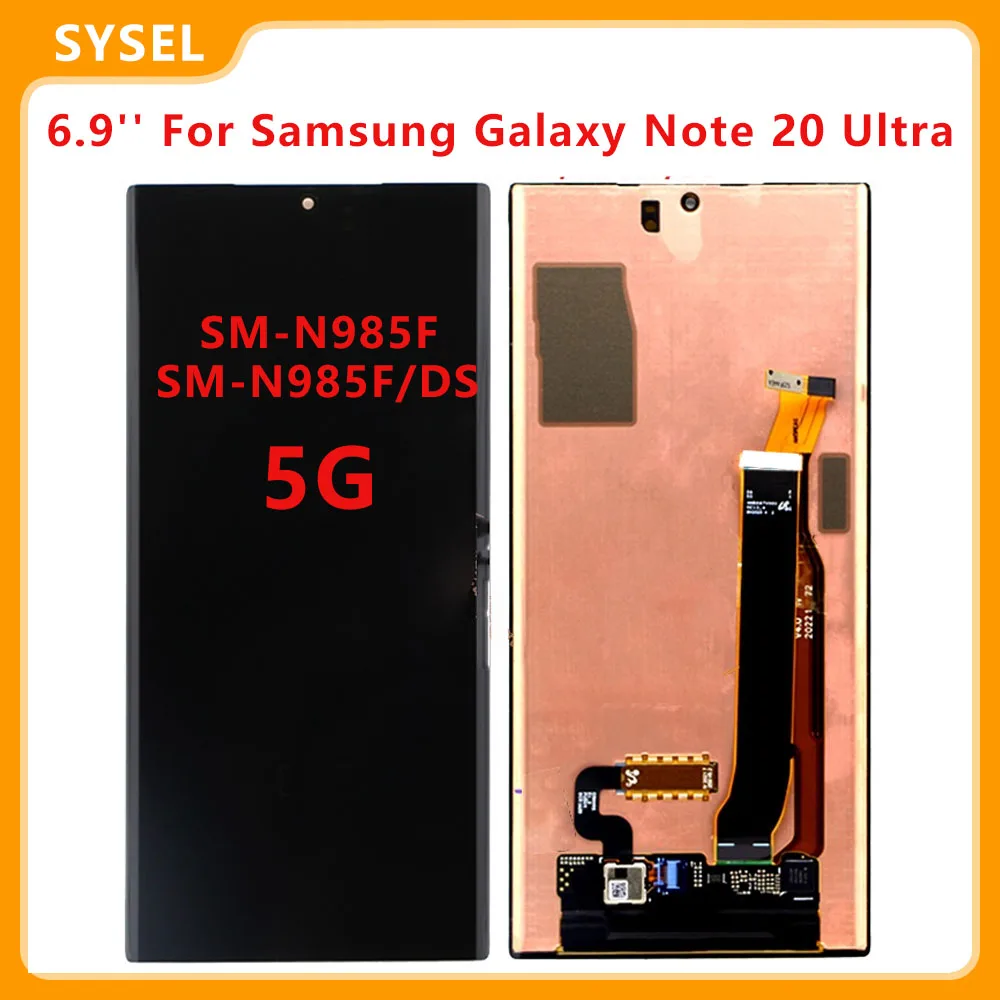 

AMOLED 6.9'' For Samsung Galaxy Note 20 Ultra LCD Display Touch Screen Digitizer Assembly SM-N985F SM-N985F/DS 5G