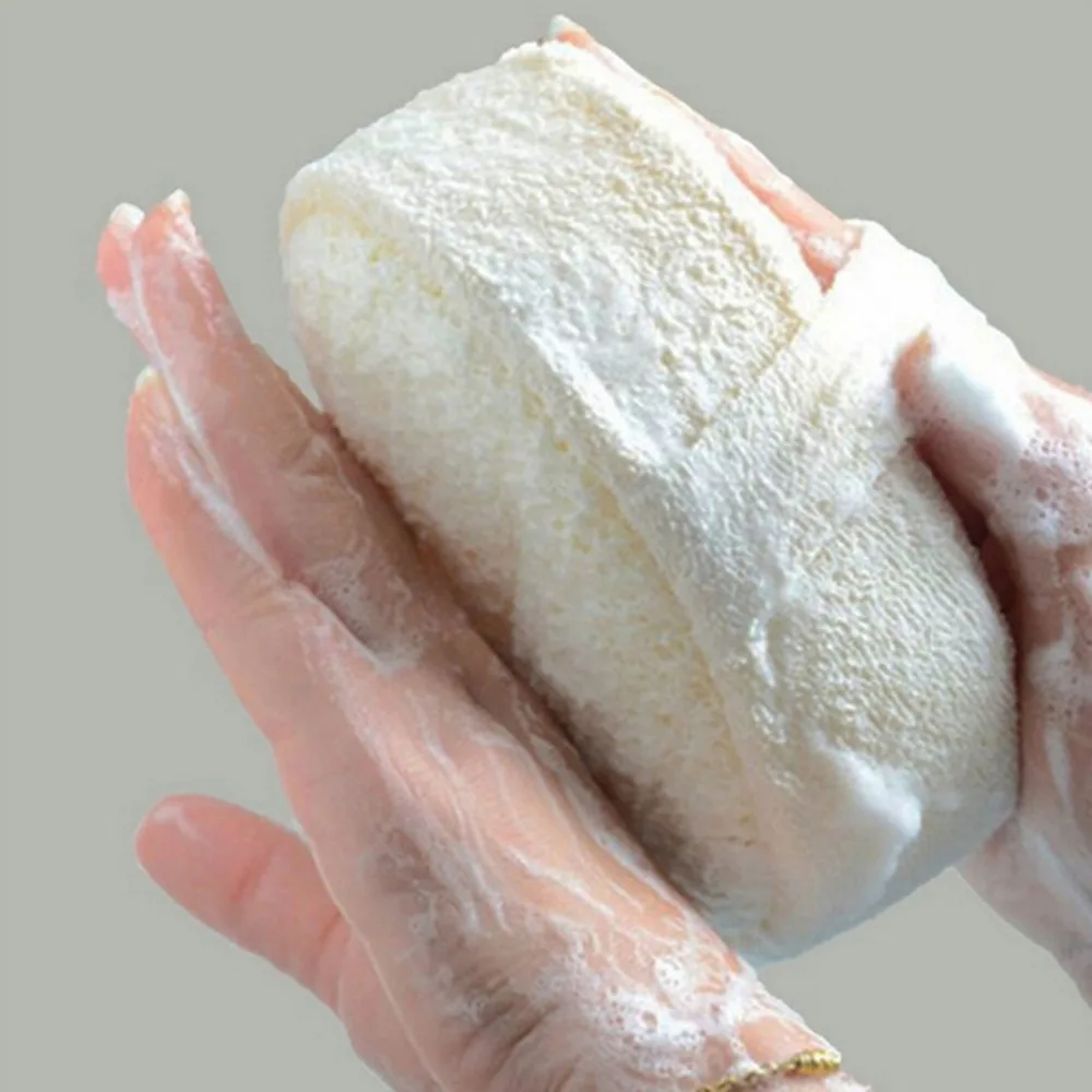 

1 шт. натуральные отшелушивающие губки luffa loofah для ванной комнаты, губка для душа, скребок для чистки тела, губки для душа, щетка для ванной комнаты