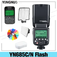 yongnuo yn685 wireless 2 4g hss ttlittl flash speedlite for canon nikon d750 d810 d7200 d610 d7000 dslr camera flash speedlite
