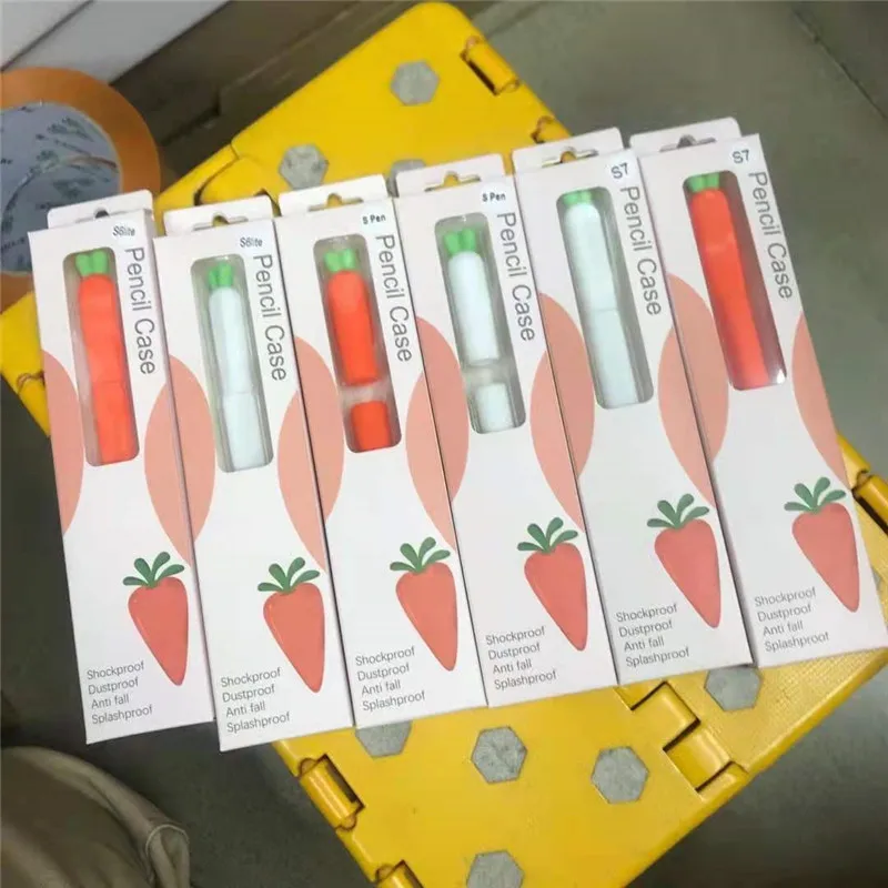

Carrot Vegetable Model Soft Case Silicone Cover For Samsung Galaxy Tab S Pen S6 Lite S7 S7+ Tablet Stylus Pencil Casing