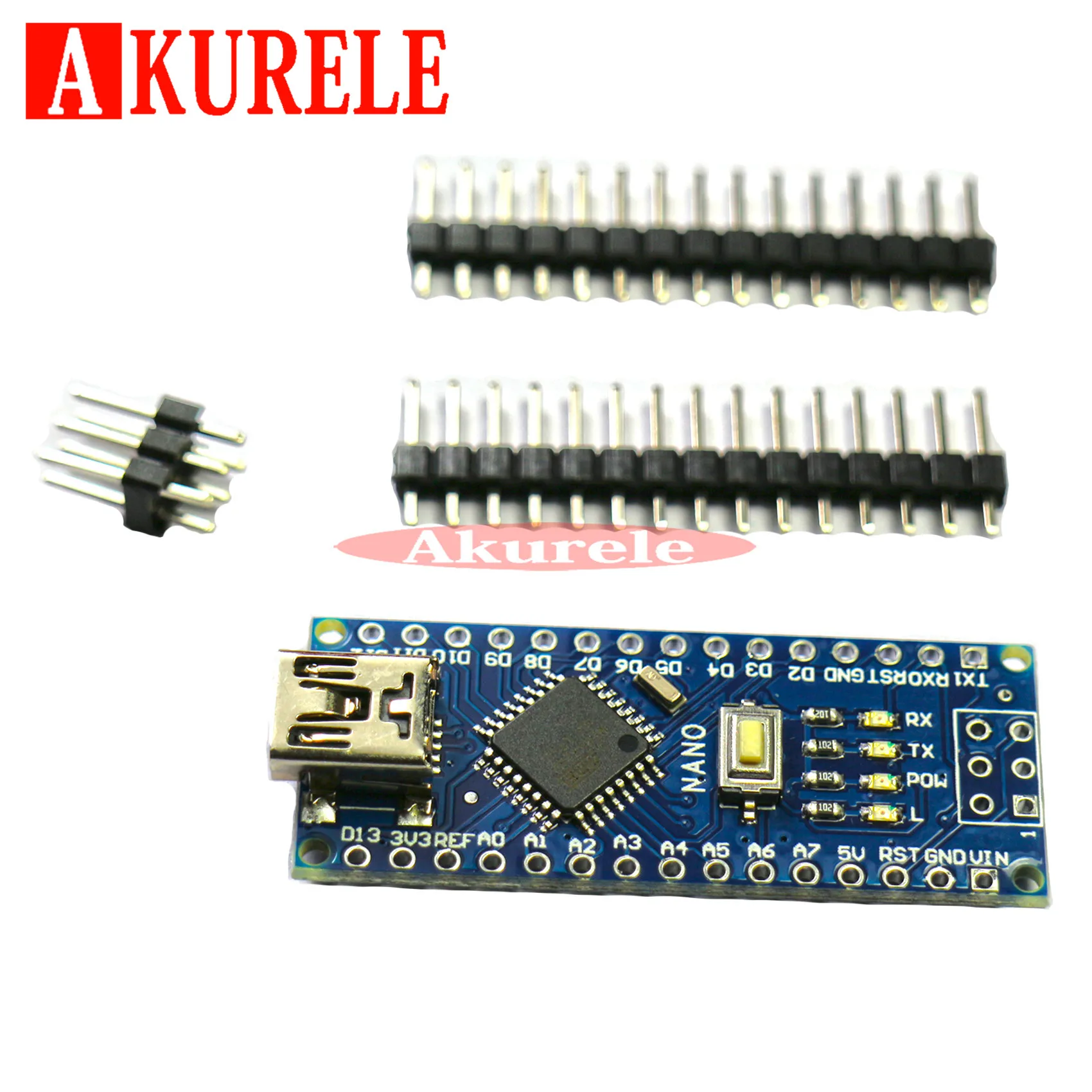 Мини USB Nano V3.0 ATmega328P CH340G 10 шт. плата микроконтроллера 5 в 16 м для arduino NANO 328P 3 0 CH340