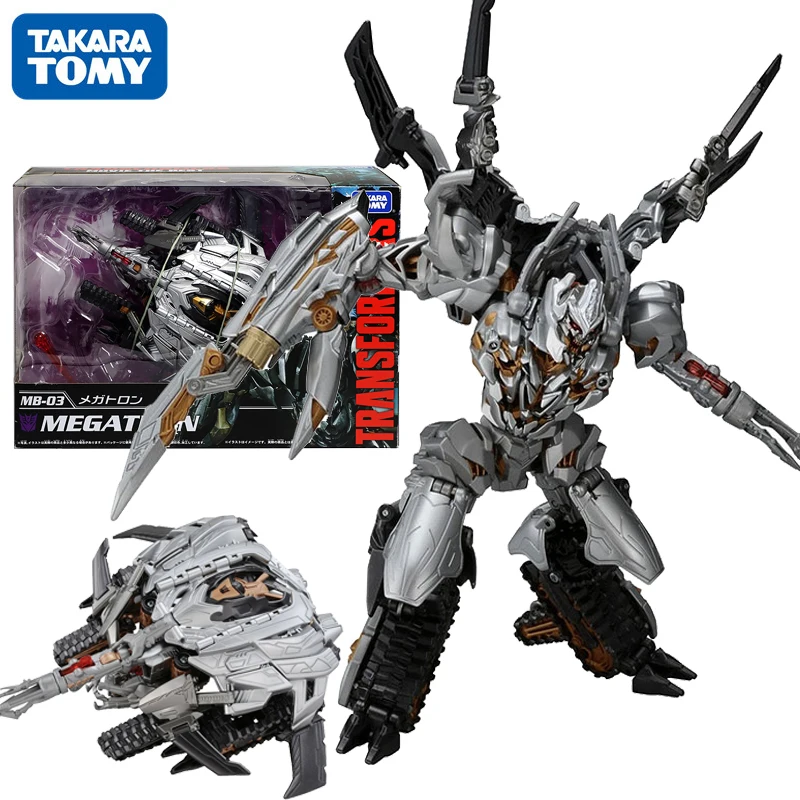 

TAKARA TOMY 18cm Transformers Toys Masterpiece Movie Series 10th Anniversary MB-03 Megatron Action Figure Model Toys