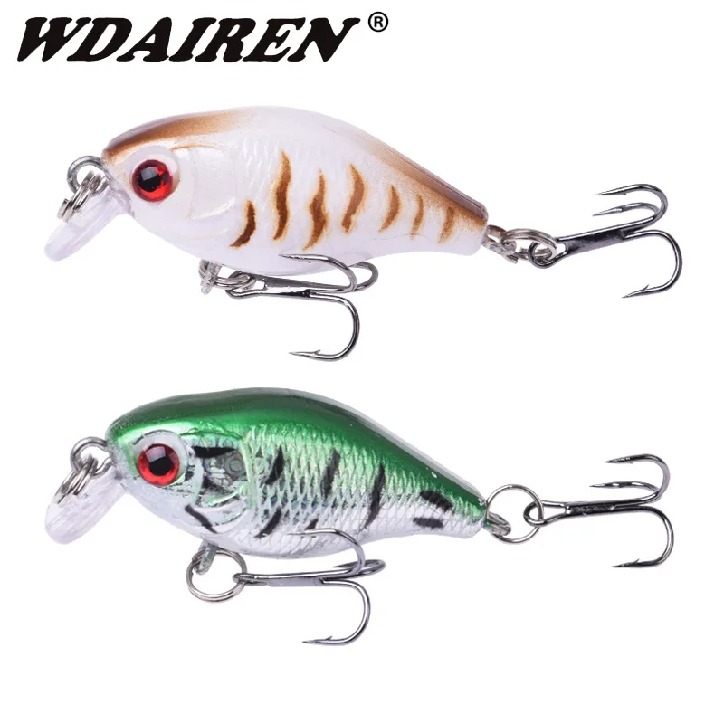 WDAIREN бренд плавающий воблер рыболовная приманка 4 5 см 4g Pesca Пластик (Wobbler) снасть