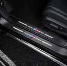 4 шт., автомобильные наклейки из углеродного волокна для BMW M E36 F10 E90 F30 X3 X5 X7