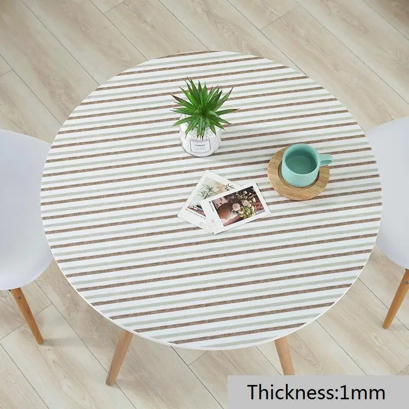 Скатерть Прозрачная Свадебная мантель Водонепроницаемая круглая Redondo Para Redonda Nappe