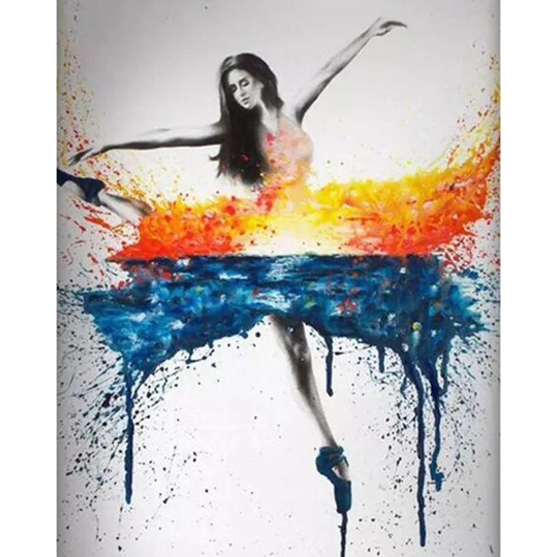 

Diamond Painting Full Square/Round Drill 5D DIY "Colorful Ballet Dancer" Daimond Embroidery Rhinestone Cross Stitch Decor