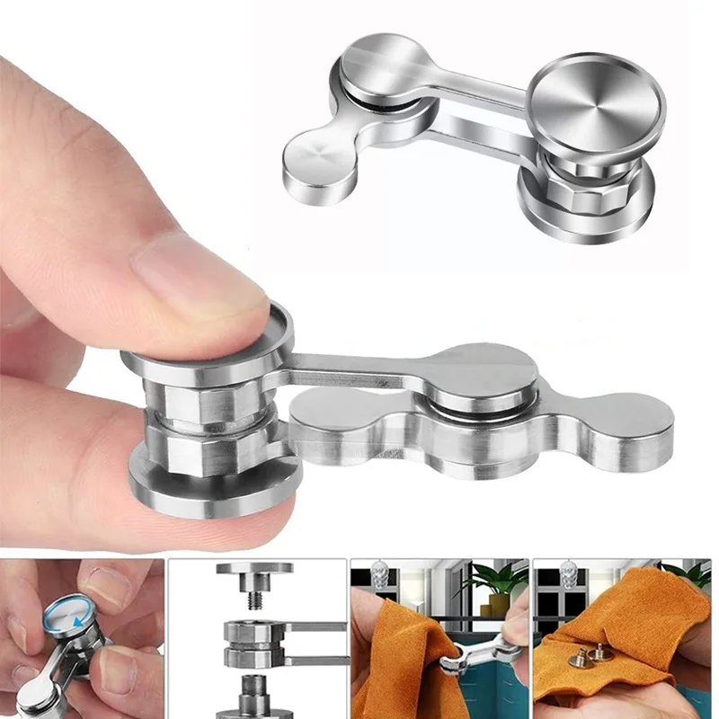 

Metal Fingertip Double Pendulum Fidget Spinner Adult Decompression Stress Relief EDC Gift Hand Foldable Pendulum Spinner