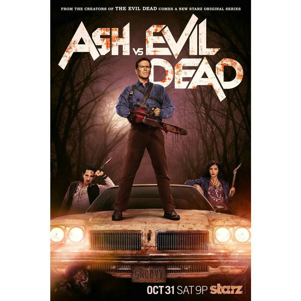 

078 Ash vs Evil Dead TV Series Wall Silk Cloth Poster Art Decoration Gift