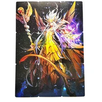 10pcsset saint seiya odysseus ophiuchus golden saint 9in1 hobby collectibles game anime collection cards