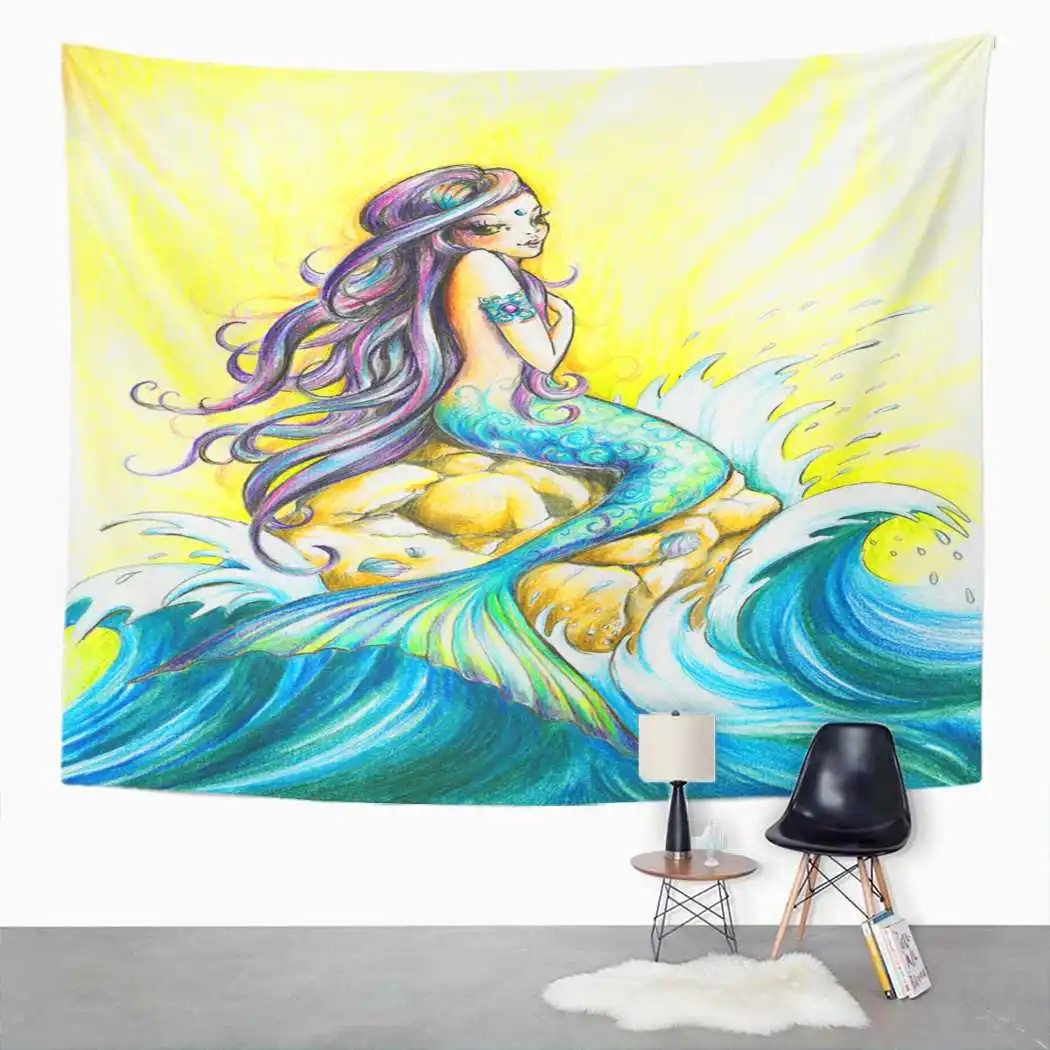 

Pretty Tapestry Vintage Floral Tapestry For Bedroom Room Decor Wall Hanging Wall Art Tapestry Picnic Mat Beach Towel Bed Cover