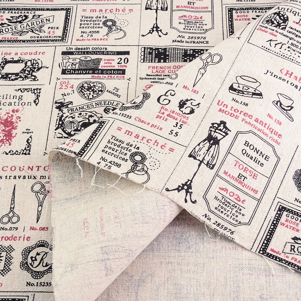 Вышивание Материал tissu мультфильм рисунок скатерти Подушка сумка Шторы teramila